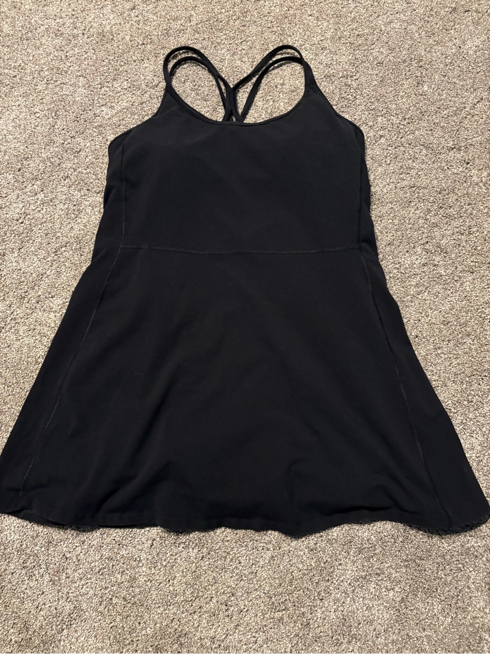 Old Navy Black Mini Dress with Crisscross Straps